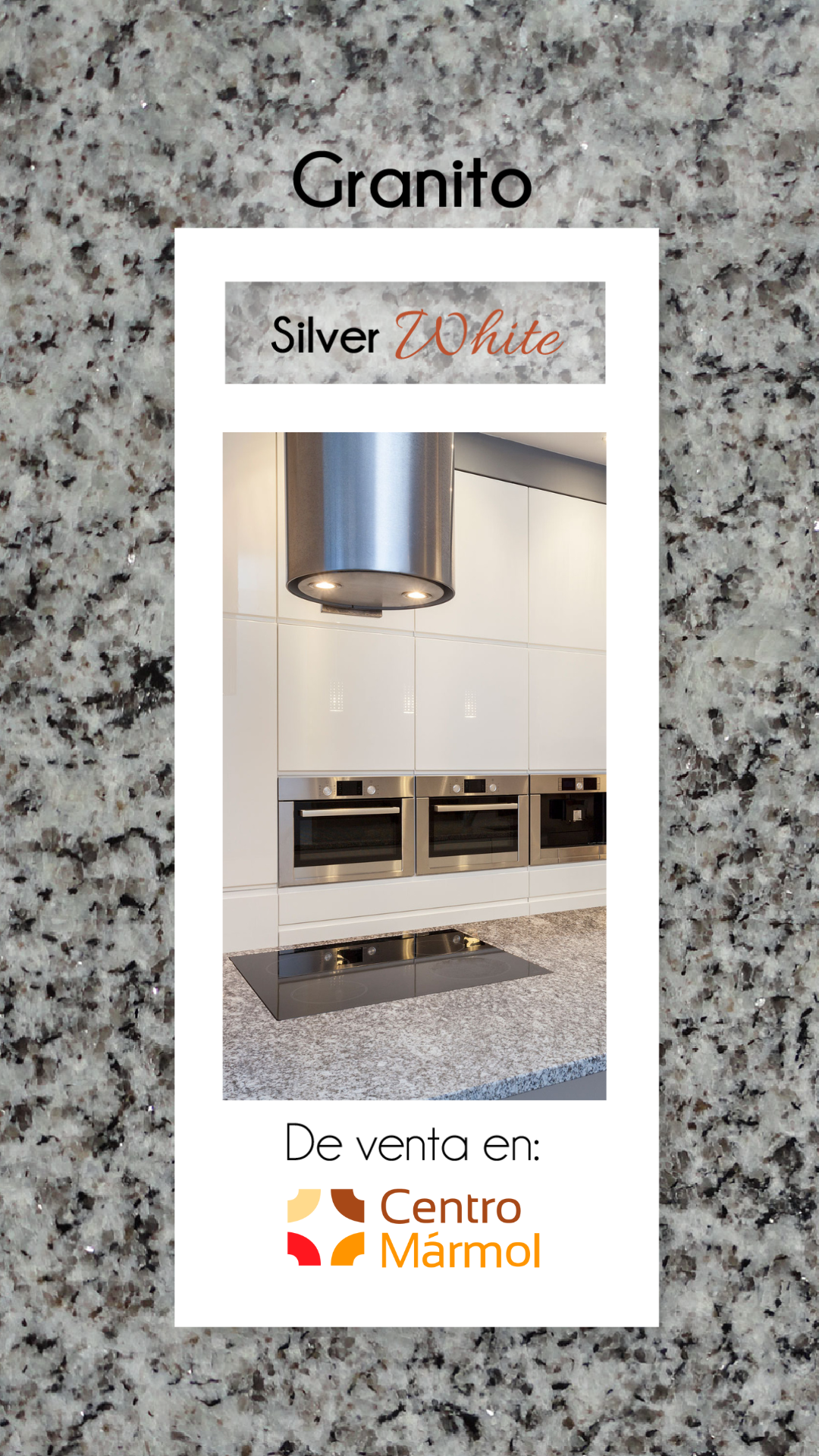 Lámina de Granito Pulido Silver White 2CM (precio x m2)