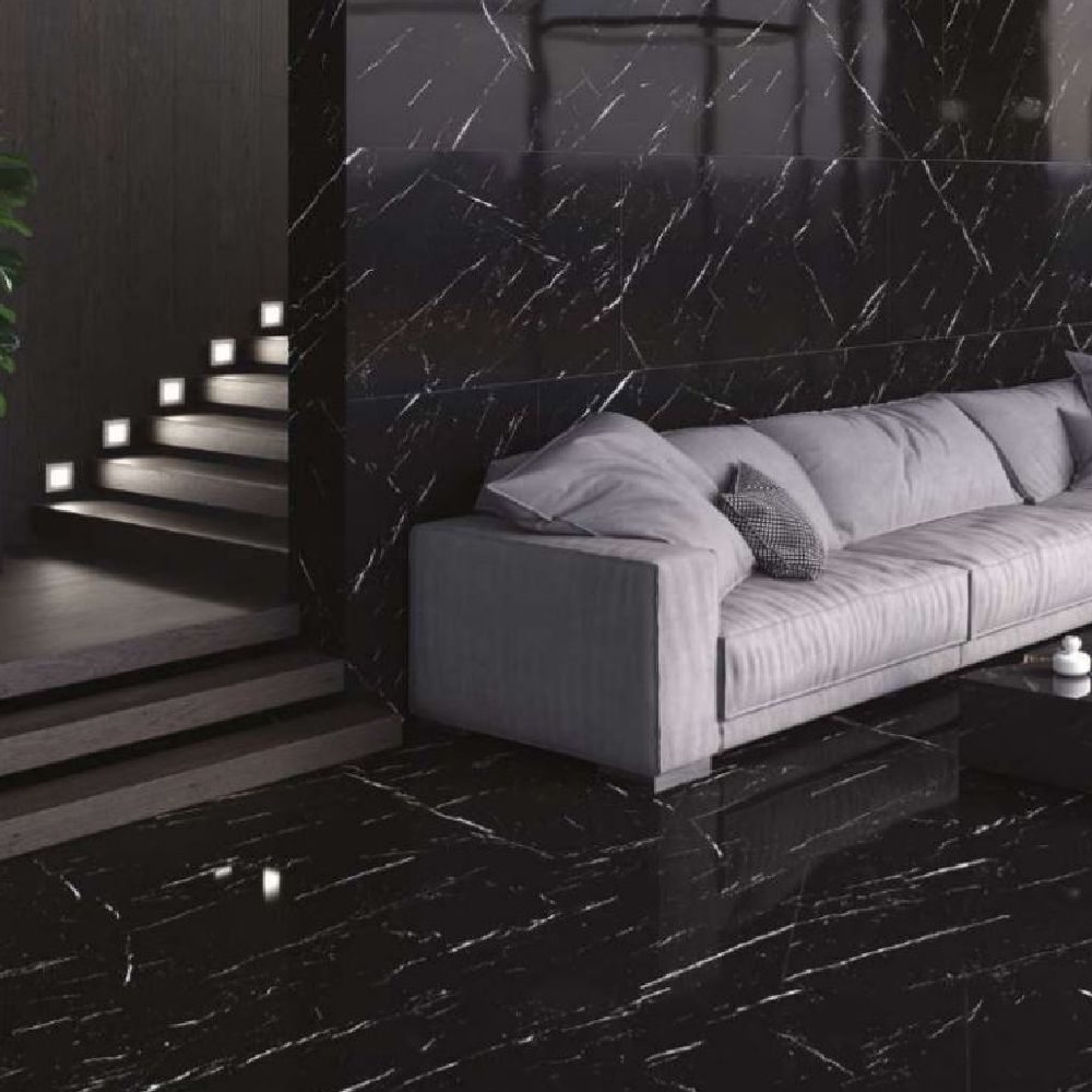 Lámina de Mármol Pulido Negro Marquina MM 2CM (precio x m2)