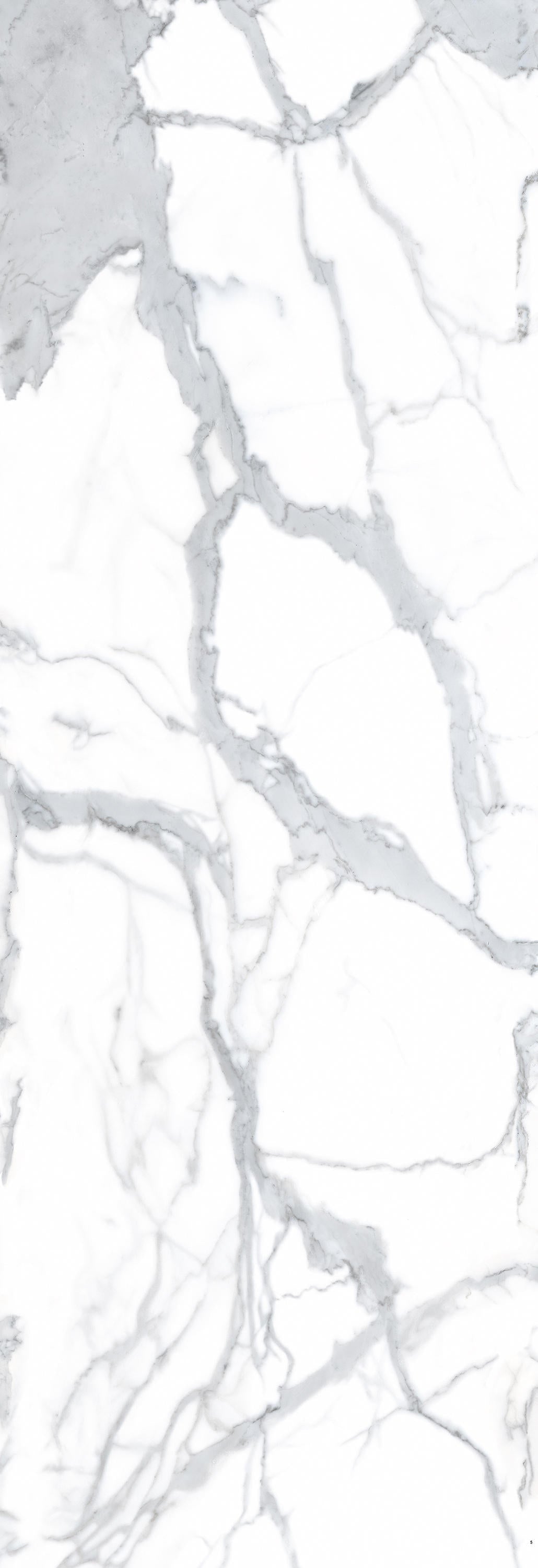 Baldosa de TECHLAM Kalos Bianco (3000x1000x5mm) Reforzado Natural