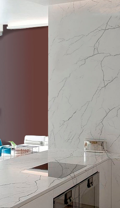 Baldosa de TECHLAM Crystallo (3000x1000x5mm) Reforzado Natural