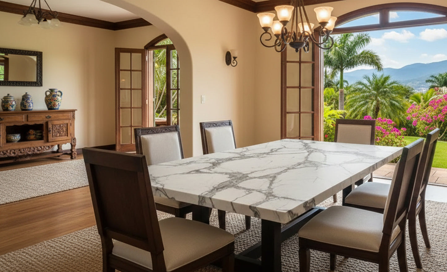 Tope de Piedra Sinterizada Anticada (320x160x1,2cm)