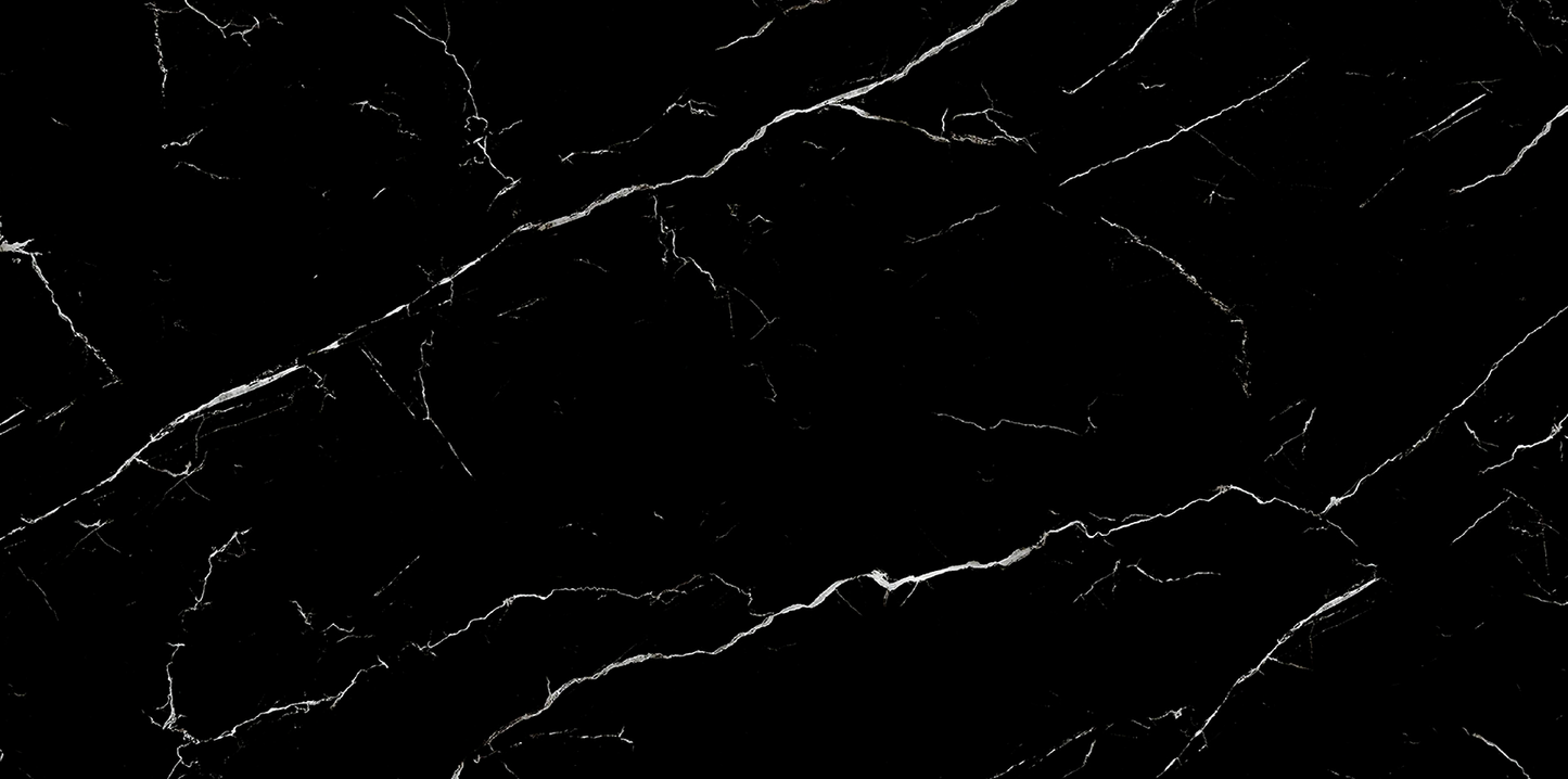 Tope de Piedra Sinterizada Black Marquina (320x160x1,2cm)